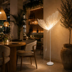 Lampa Podłogowa Dekoracyjna LED Motyl ze Świecącymi Skrzydłami 80 cm