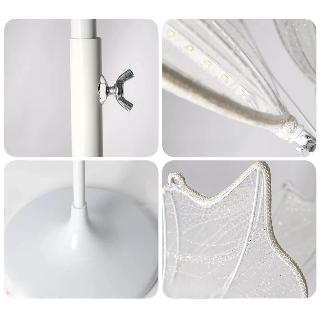 Lampa podłogowa dekoracyjna LED Motyl ze świecącymi skrzydłami