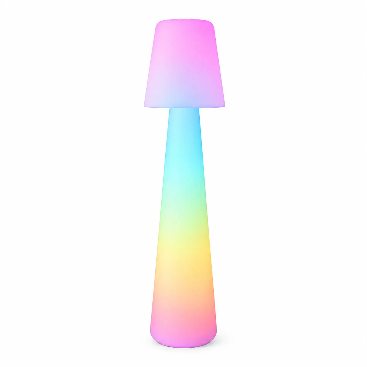 Lampa podłogowa do salonu i ogrodu LED IP65 RGB pilot 172 cm